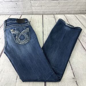 Women's BIG STAR "LIV" Boot‎ Jeans Size 27R Embroidered